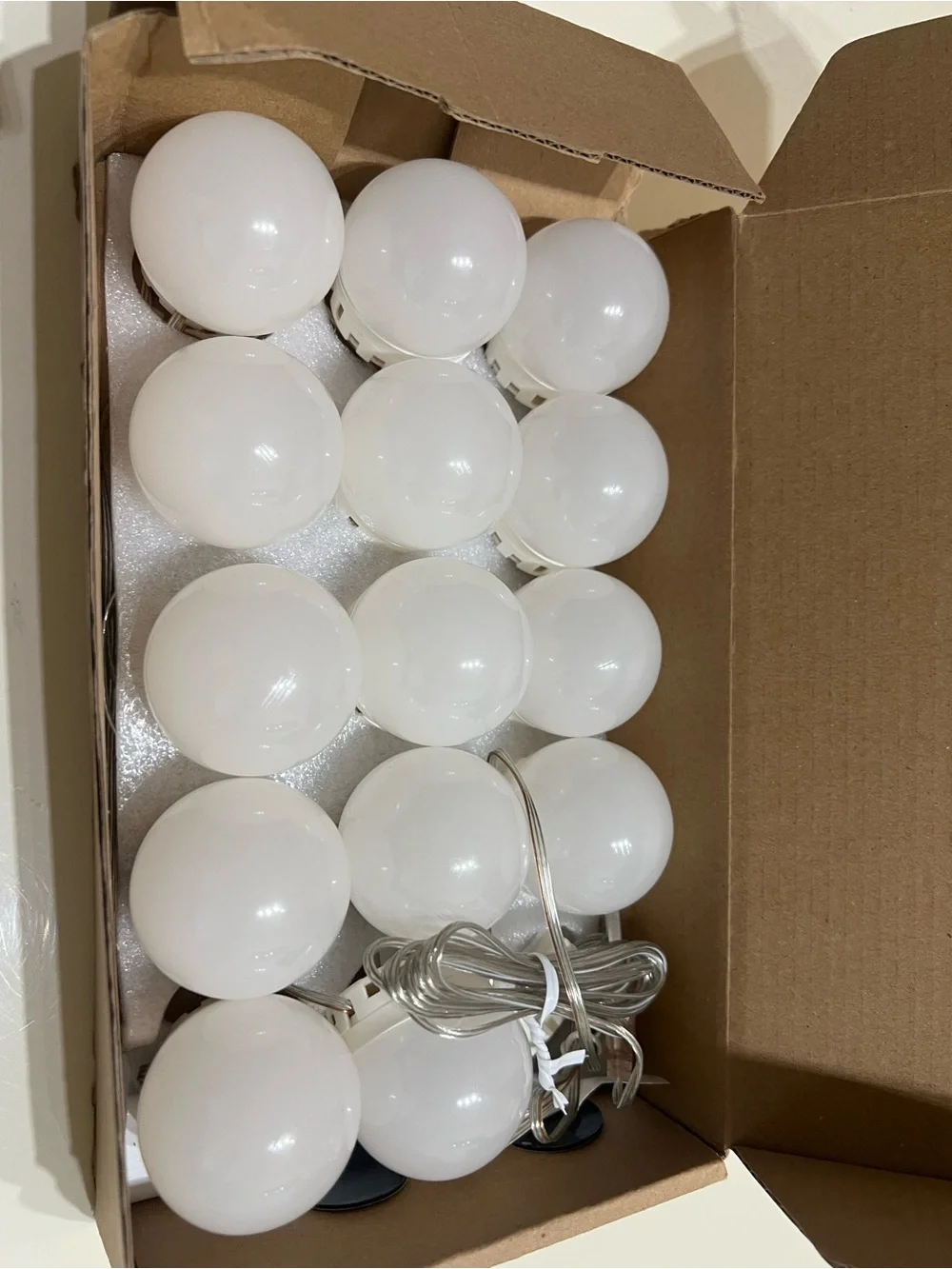 Vanity Mirror Lights - White LED Bulb Kit